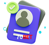 Tornar-se um membro do 70Bet é muito simples